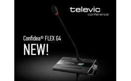 Встречайте! Confidea® FLEX G4: новая беспроводная конференц-система от Televic